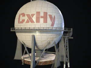 torre quimica Modelo 3D