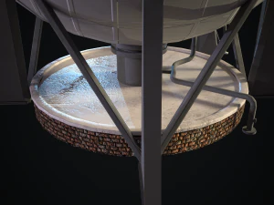 chemical tower 3D Model