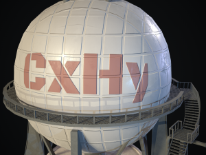 chemical tower Modèle 3D