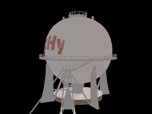 chemical tower 3D Model
