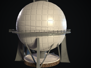 chemical tower Modèle 3D