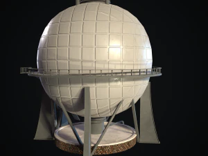 chemical tower 3D Model