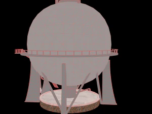 chemical tower 3D Model