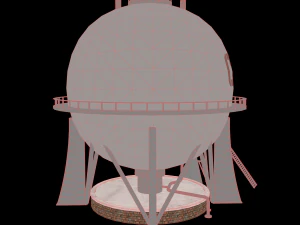 chemical tower 3D Model