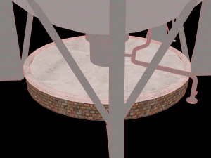 chemical tower 3D Model