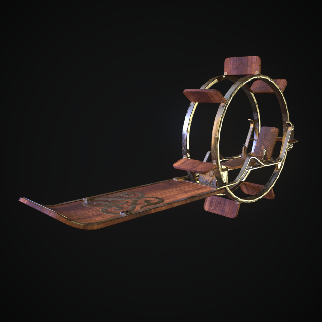 desert monowheel 3Dモデル .c4d .max .obj .3ds .fbx .stl .blend 