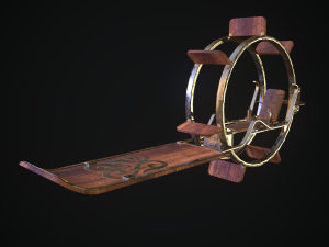 desert monowheel 3D Model