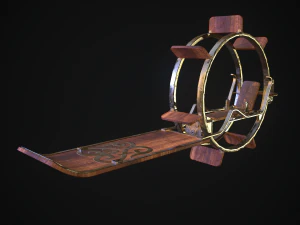 monoroda do deserto Modelo 3D