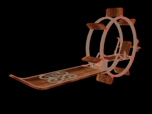 desert monowheel 3Dモデル