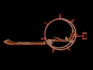 desert monowheel 3Dモデル