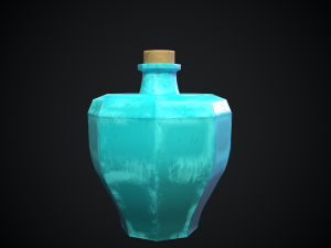 bottle of potion collection Modello 3D