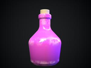 bottle of potion collection Modello 3D