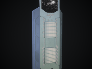 Sci-fi police shield 3D Model