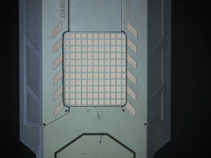 Sci-fi police shield 3D Model