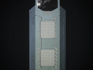 Sci-fi police shield 3D Model
