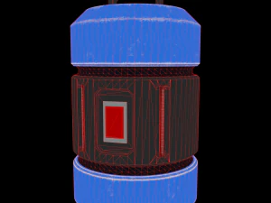 Modern EMP grenade 3D Model