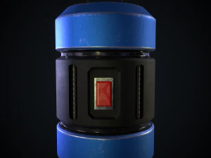 Modern EMP grenade 3D Model