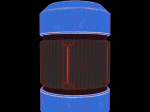 Modern EMP grenade Modelo 3D