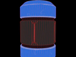 Modern EMP grenade 3D Model