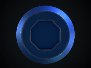 Modern EMP grenade 3D Model