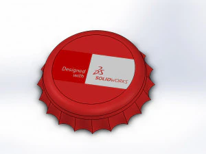 コカ・コーラのキャップ 3Dモデル