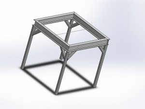 structural table 3D Model