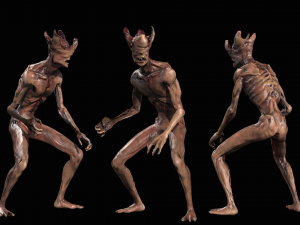 mutant with open brain Model 3D