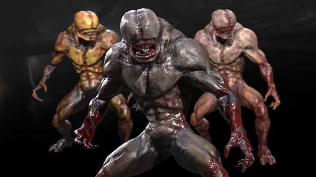 big mutant 3D 模型 .c4d .max .obj .3ds .fbx .stl .blend 