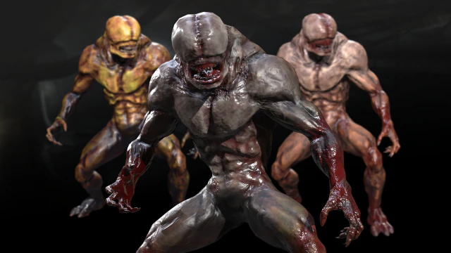 grande mutante Modello 3D .c4d .max .obj .3ds .fbx .stl .blend 