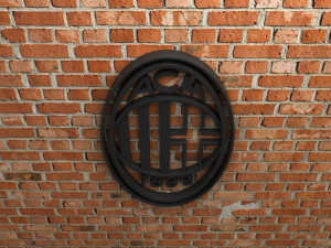 ac milan logo 3D Baskı Modeli