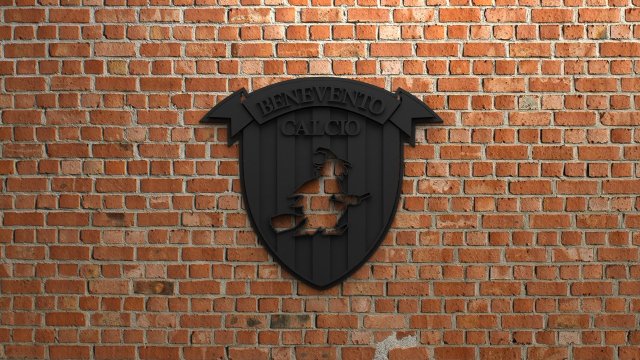 benevento calcio logo 3D Print Model .c4d .max .obj .3ds .fbx .stl .blend 