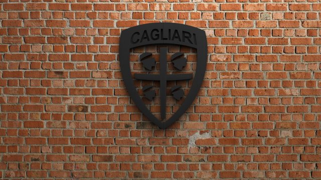 cagliari calcio logo Model Cetak 3D .c4d .max .obj .3ds .fbx .stl .blend 