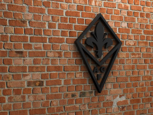 acf fiorentina logo Modelo de Impressão 3D