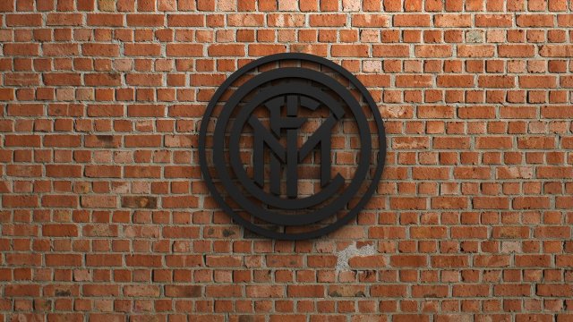 inter milan logo Modelo de Impressão 3D .c4d .max .obj .3ds .fbx .stl .blend