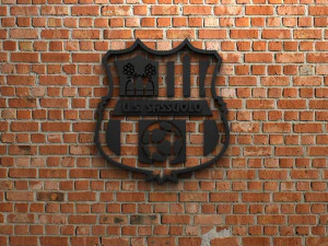 我们萨索洛足球队标志 3D 打印模型