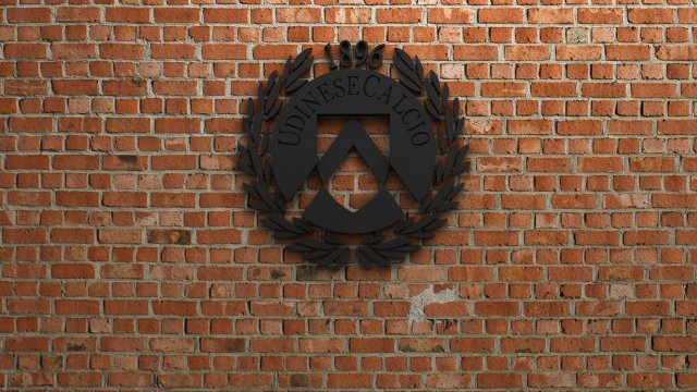 udinese calcio logo 3D Print Model .c4d .max .obj .3ds .fbx .stl .blend 