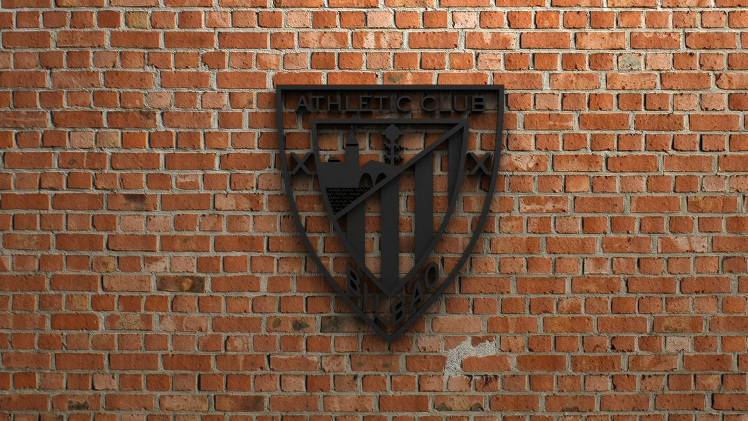 athletic bilbao logo 3D Print Model .c4d .max .obj .3ds .fbx .stl .blend