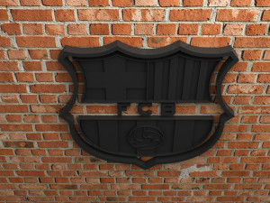 fc barcelona logo Model Cetak 3D