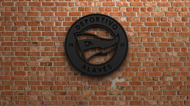 deportivo alaves logo 3Dプリントモデル .c4d .max .obj .3ds .fbx .stl .blend 