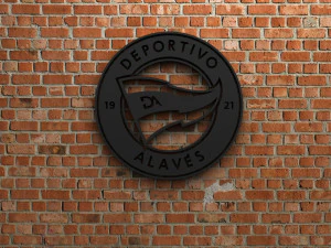 デポルティボ・アラベスのロゴ 3Dプリントモデル