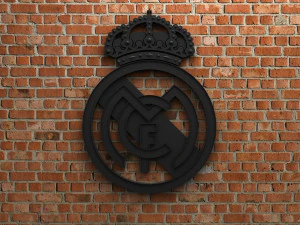 logotipo do real madrid cf Modelo de Impressão 3D