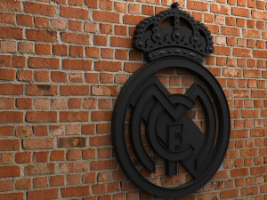 real madrid cf logo 3D Print Model