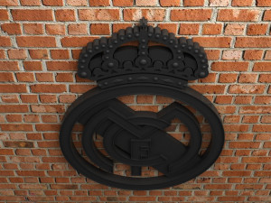 real madrid cf logo 3D Print Model