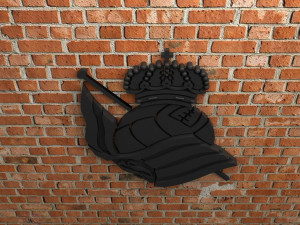 real sociedad logo 3D प्रिंट मॉडल