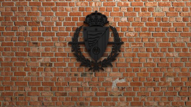 real valladolid logo 3D Принт Модель .c4d .max .obj .3ds .fbx .stl .blend 