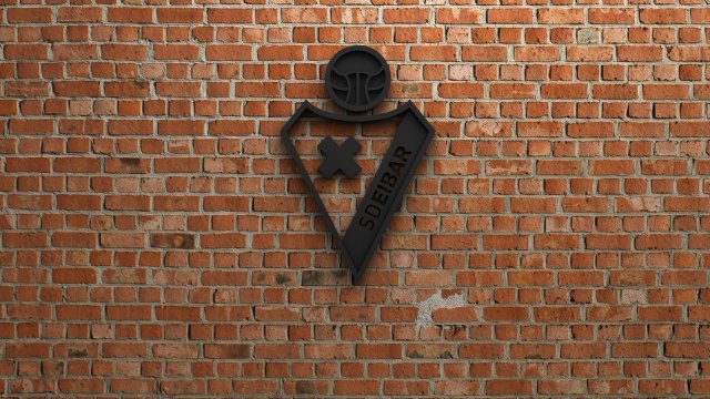 sd eibar logo 3D Baskı Modeli .c4d .max .obj .3ds .fbx .stl .blend