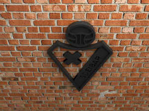sd eibar logo 3D Baskı Modeli