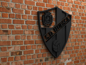 sd huesca logo 3D Baskı Modeli