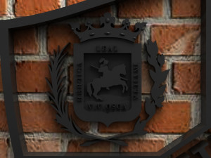 sd huesca logo 3D Baskı Modeli