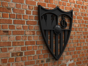 sevilla fc logo Modelo de impresión 3D